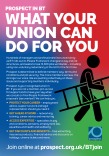 Prospect in BT – What your union can do for you