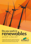 EDF renewables recuirtment flyer