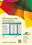 Prospect subscription rates for ESI sector – Oct 2023